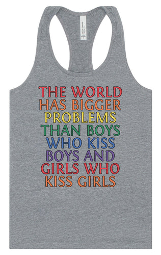 Bigger Problems Pride Women's Racerback Tank