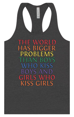 Bigger Problems Pride Women's Racerback Tank