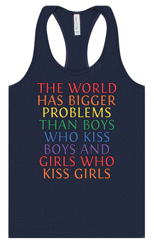 Bigger Problems Pride Women's Racerback Tank