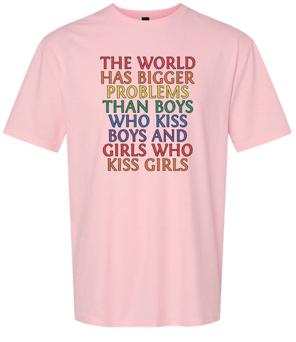 Bigger Problems Pride Adult Gildan Soft Shirt