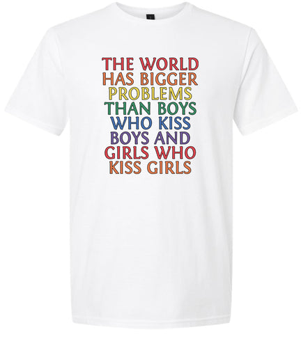 Bigger Problems Pride Adult Gildan Soft Shirt