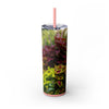 Skinny Tumbler with Straw – 20 oz Stainless Steel Cup