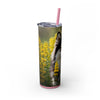 Skinny Tumbler with Straw – 20 oz Stainless Steel Cup