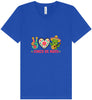 Peace Love Cinco de Mayo Unisex V-Neck Shirt