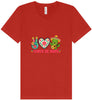 Peace Love Cinco de Mayo Unisex V-Neck Shirt