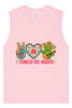 Peace Love Cinco de Mayo Muscle Tank