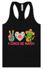 Peace Love Cinco de Mayo Women's Racerback Tank