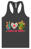Peace Love Cinco de Mayo Women's Racerback Tank