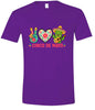Peace Love Cinco de Mayo Adult Gildan Soft Shirt