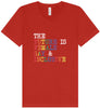 The Future is Female, Gay, and Inclusive Unisex V-Neck Shirt
