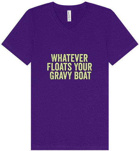 Floats Your Gravy Boat Unisex V-Neck Shirt