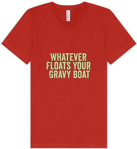 Floats Your Gravy Boat Unisex V-Neck Shirt