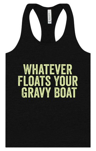 Floats Your Gravy Boat Women's Racerback Tank