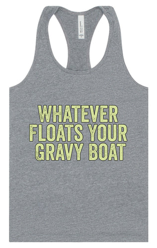 Floats Your Gravy Boat Women's Racerback Tank