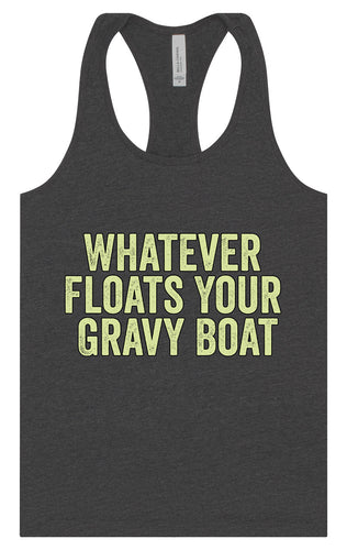 Floats Your Gravy Boat Women's Racerback Tank