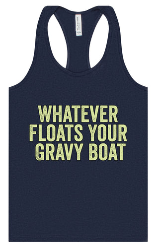 Floats Your Gravy Boat Women's Racerback Tank
