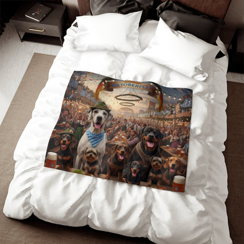 Oktoberfest Dogs Blanket