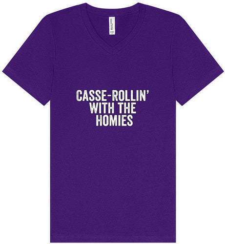Casserolin with the Homies Unisex V-Neck Shirt