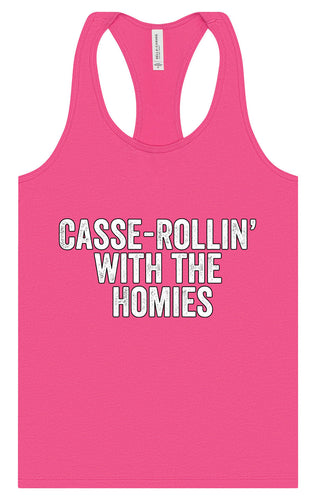 Casserolin with the Homies Women's Racerback Tank