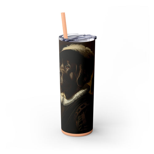 Skinny Tumbler with Straw – 20 oz Stainless Steel Cup