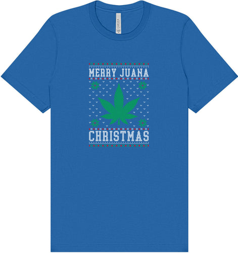 Merry Juana Christmas Adult Bella Canvas Shirt