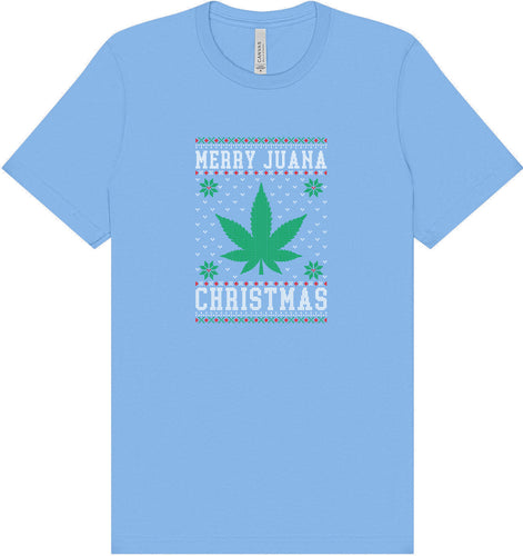 Merry Juana Christmas Adult Bella Canvas Shirt