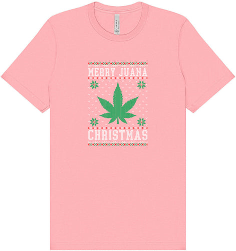 Merry Juana Christmas Adult Bella Canvas Shirt