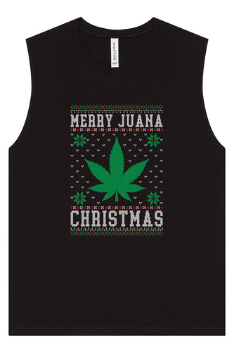 Merry Juana Christmas Muscle Tank