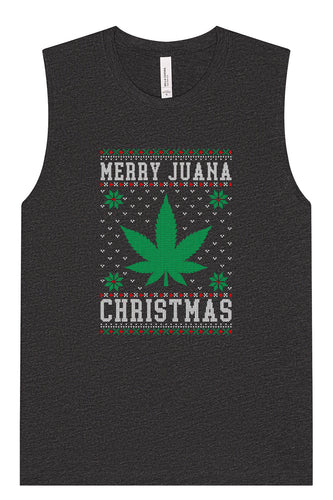 Merry Juana Christmas Muscle Tank