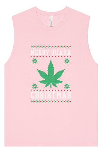 Merry Juana Christmas Muscle Tank