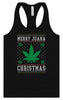 Merry Juana Christmas Women's Racerback Tank