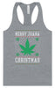 Merry Juana Christmas Women's Racerback Tank