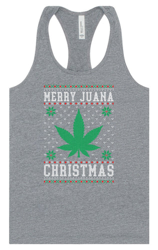 Merry Juana Christmas Women's Racerback Tank