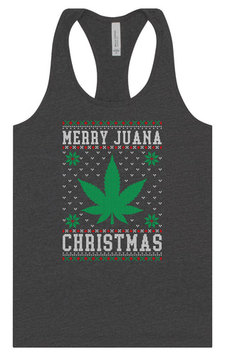 Merry Juana Christmas Women's Racerback Tank