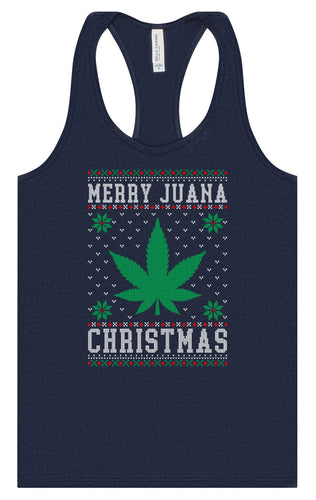 Merry Juana Christmas Women's Racerback Tank