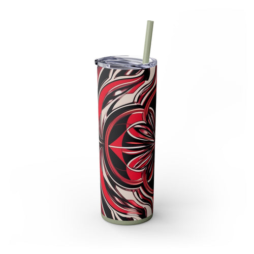 Skinny Tumbler with Straw – 20 oz Stainless Steel Cup
