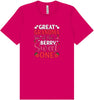 Great Grandma of the Berry Sweet One Adult Bella Canvas Shirt