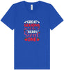 Great Grandma of the Berry Sweet One Unisex V-Neck Shirt