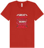 Great Grandma of the Berry Sweet One Unisex V-Neck Shirt