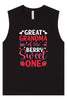 Great Grandma of the Berry Sweet One Muscle Tank