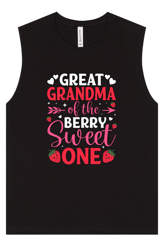 Great Grandma of the Berry Sweet One Muscle Tank