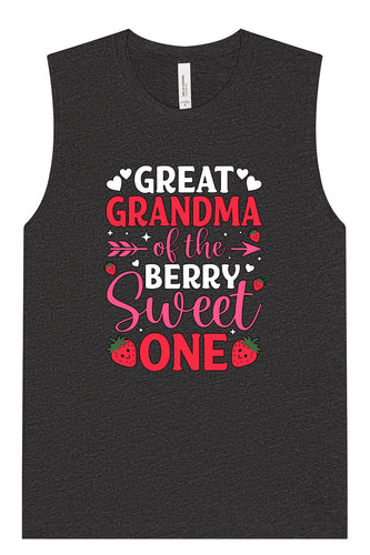 Great Grandma of the Berry Sweet One Muscle Tank