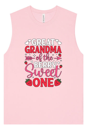 Great Grandma of the Berry Sweet One Muscle Tank