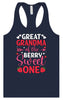 Great Grandma of the Berry Sweet One Women's Racerback Tank
