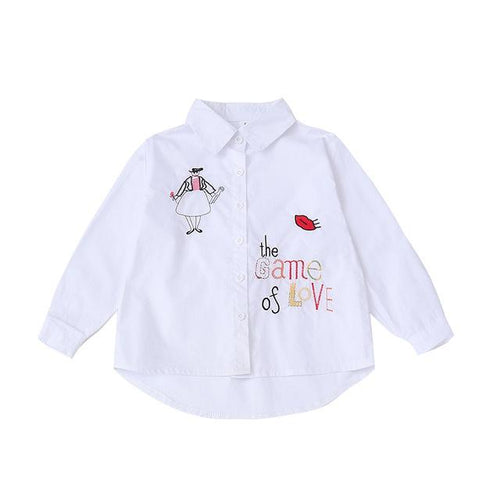 Big child girl hipster shirt
