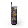 Skinny Tumbler with Straw – 20 oz Stainless Steel Cup