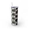 Skinny Tumbler with Straw – 20 oz Stainless Steel Cup