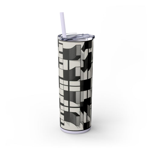Skinny Tumbler with Straw – 20 oz Stainless Steel Cup