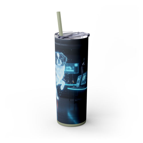 Skinny Tumbler with Straw – 20 oz Stainless Steel Cup