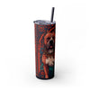 Skinny Tumbler with Straw – 20 oz Stainless Steel Cup